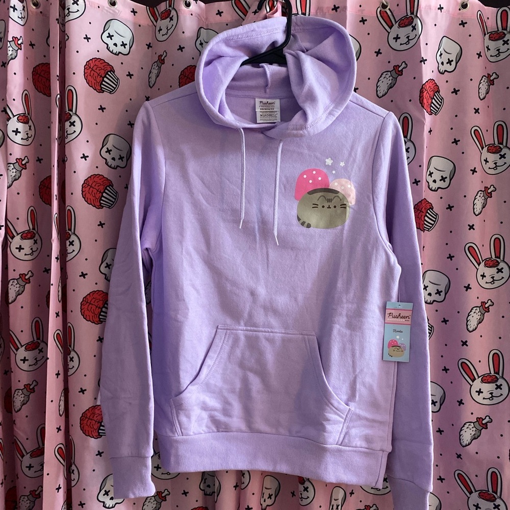 🖤SOLD🖤 Winter 2025 Pusheen Box gum drop hoodie sweatshirt xs